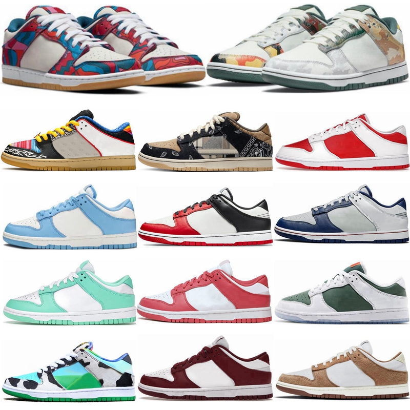 

2021 NEW Mens SB Running Shoes Low UNC Sneakers Black White Court Purple Chunky Green Bear Bred Shadow Elephant Sports Men Women Outdoor Shoe, 49