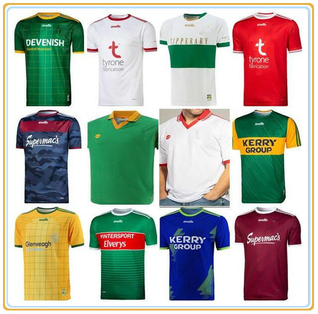 

2021 GAA Rugby Jerseys KERRY TYRONE MAYO CORK MEATH GALWAY Dublin Ath Cliath GAILLIMH TIPPERARY CIOBRAIO ARANN SHIRTS 2022, Black;gray