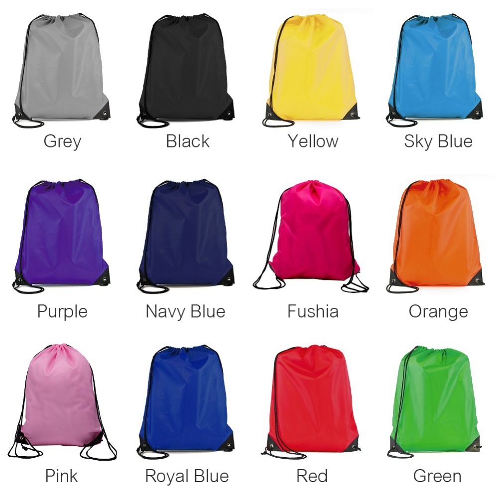 

Portable Sports Bag Thicken Drawstring Belt Riding Backpack Gym Shoes Waterproof Clothes Backpacks, Randome color
