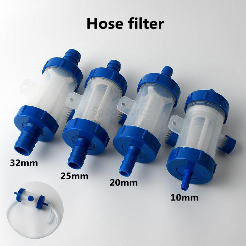 

Watering Equipments 1pc 10/20/25/32MM Pagoda Hose Filter Garden Irrigation Fittings Aquarium Transparent Fish Tank Soft Water Pipe Cup, Filter element