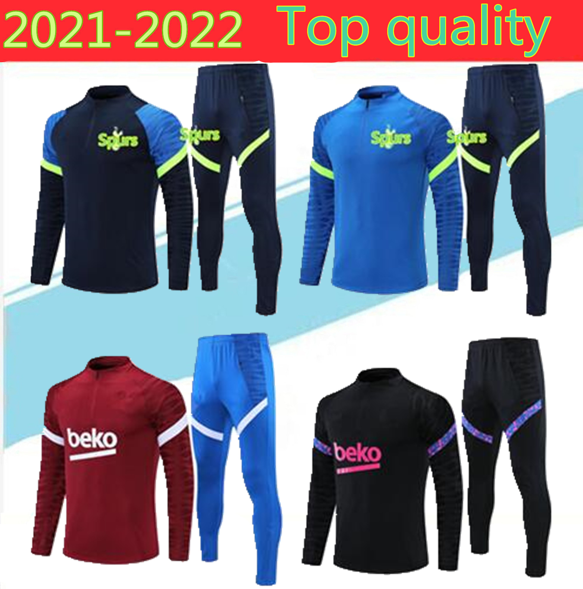 

New 2021 Club adult kids training jacket 21/22kids long zipper size 10-18, Black