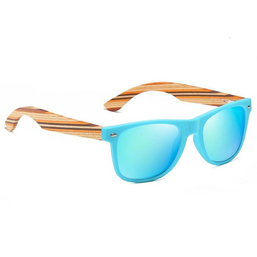 

sunglasses Fashionable sun frames Bamboo Polarized Lens Color Wood PC Sunglasses Frame, Black