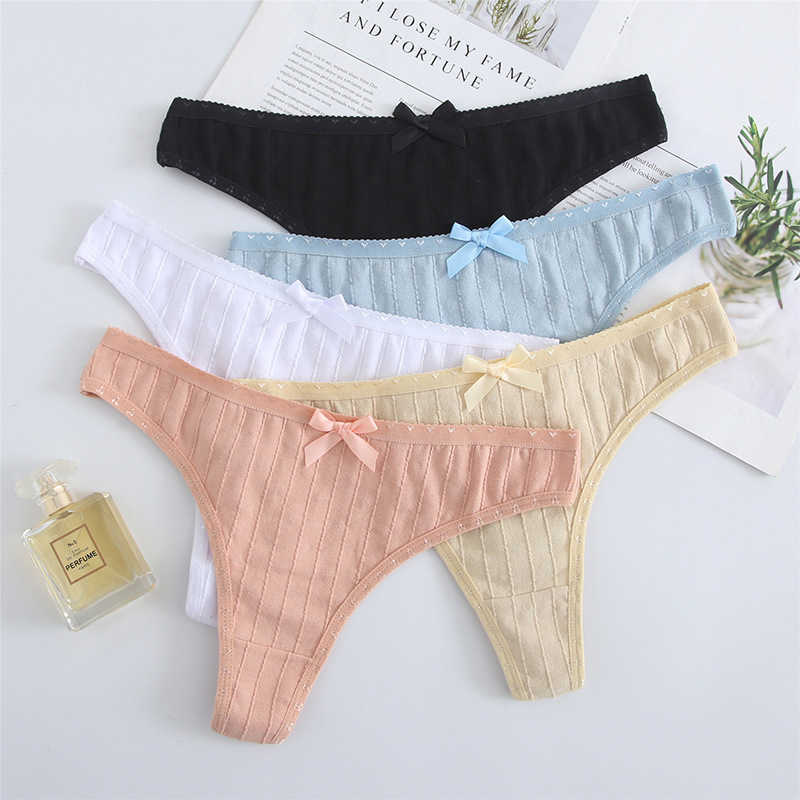 Sexy Briefs Panties Women&#039;s Low Waist Cotton Fun Tpants-image-702230505