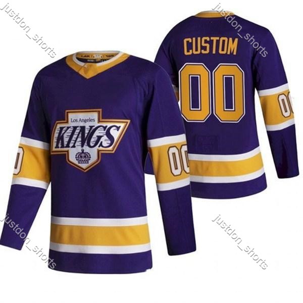 

Los Angeles LA Kings 2021 Reverse Retro Hockey Jerseys 11 Anze Kopitar Dustin Brown Jonathan Quick Drew Doughty Alex Iafallo Custom Stitched Shirt, Shows
