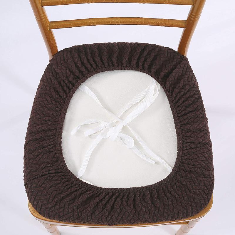 

Chair Cushion Cover Diagonal Plaid Elastic Washable Dustproof Protective Covers 66CY