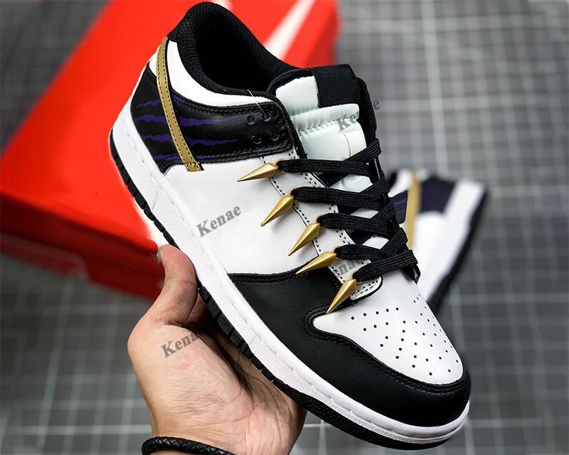 

2021 Top Quality Mens Casual Shoes skateboard shoe Dunks Black and white panda Women Men Trainer Platform Sneaker With Box, #1