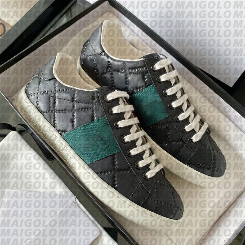 

Fashion Designer Top quality Casual embroidery bee tiger snake tennis Shoes leather rubber sole sneakers for men women size 34-45, As pic