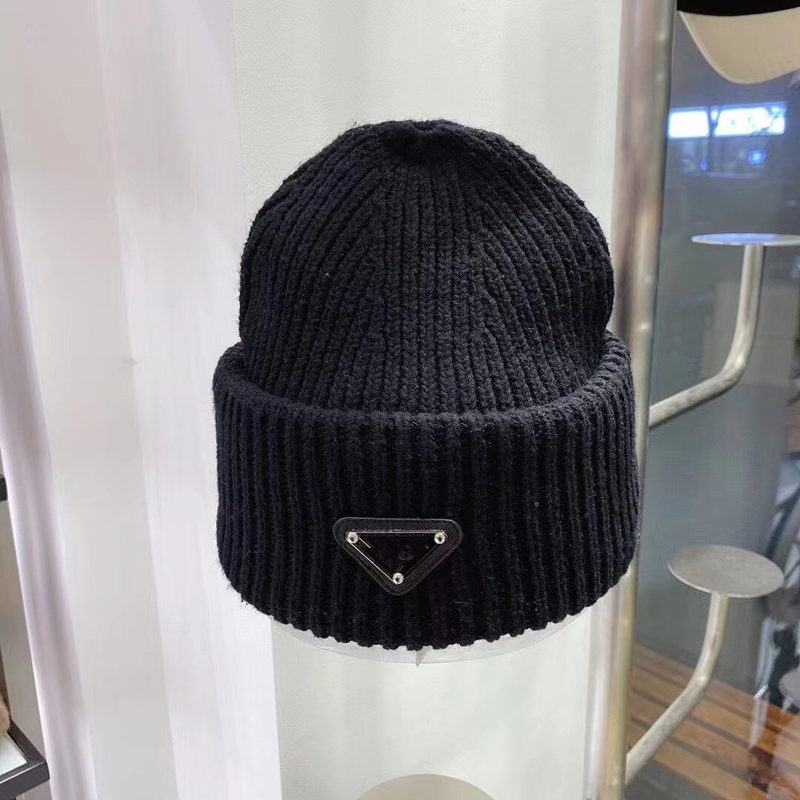 

Brand Winter Knitted Multicolor Skullcap Adult Casual Hip Hop Hat Women Men Acrylic Beanie Cap Unisex Solid Color Keep Warm Elastic Hats