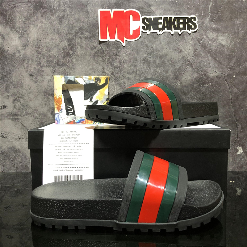 

Top Quality Fashion Indoor Designer Slippers Slides Gear Bottoms Mens Striped Sandal Causal Slide Non-Slip Summer Huaraches Ladys Flip Flops Slipper With Box, Color 10
