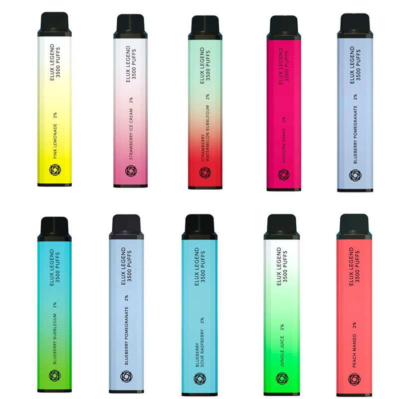 

Top Quality 3500 Puffs Elux Legend Disposable Vape Device 10.0ml Pre-filled Pod Built-in 1500mAh Battery