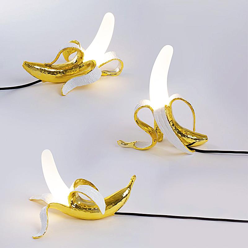 

Table Lamps Italy Banana Lamp Modern Led Resin Glass For Bedroom Nordic Home Decor Light Designer BedsideTable