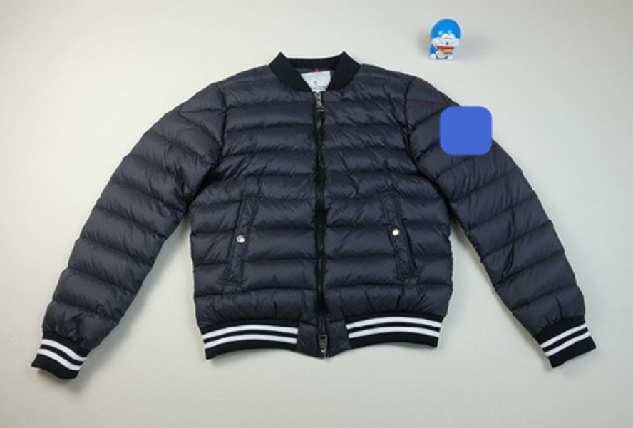 

Luxury France Men's Down Jackets desinger brand 21 autumn and winter color striped penguin armband light jacket windproof and warm, Black