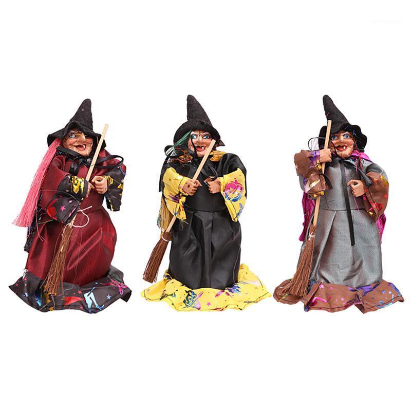 

Party Decoration 1 Set 3Pcs Creepy Witch Dolls Adornments (Assorted Color)