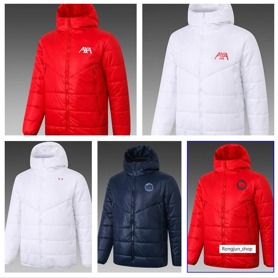 

20 21 Football Soccer Sets MBAPPE BENZEMA camiseta 2021 HUMANRACE Down Cotton Jacket Size S-XXL, A7