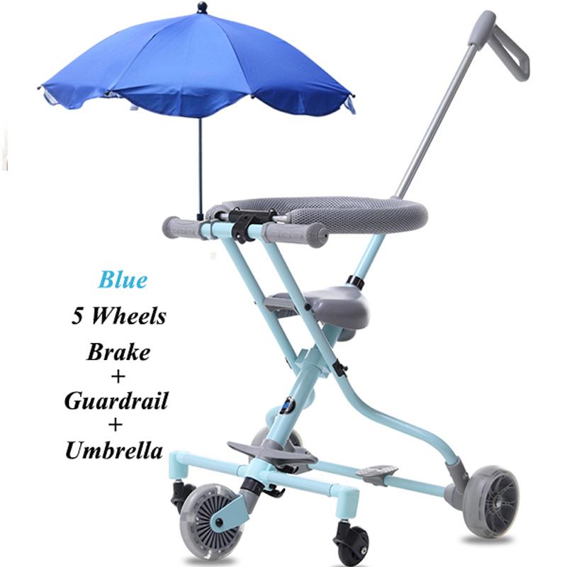 

Strollers# IMBABY Baby Stroller Foldable Car Lightweight For Dolls With Umbrella Portable Happy Trolley Things