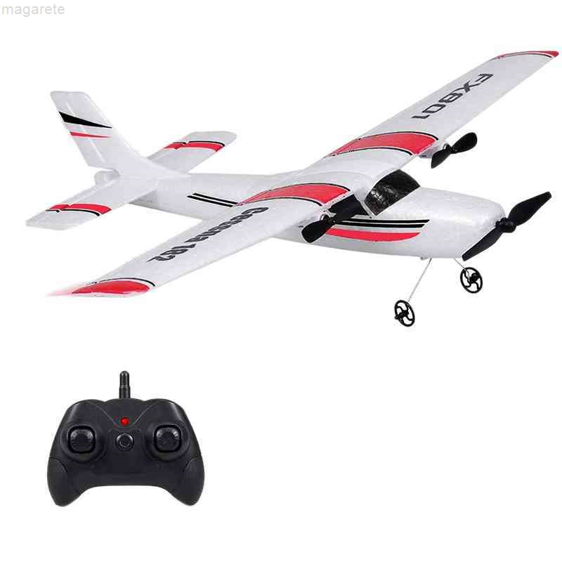 

2-channel 2.4GHz remote control EPP RC foam aircraft, built-in 6-axis gyroscope, fx801 Remote Control Glider, White red