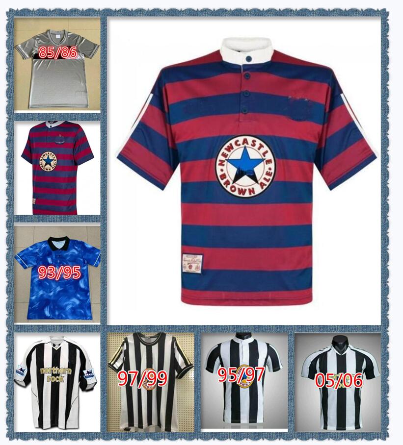 

Newcastl e Retro soccer jerseys 21 22 WILSON 1984 1986 1988 1994 1995 96 97 98 99 2005 2006 Magpies BATTY ASPRILLA BARNES SHEARER UNITED classic football shirt top 2021