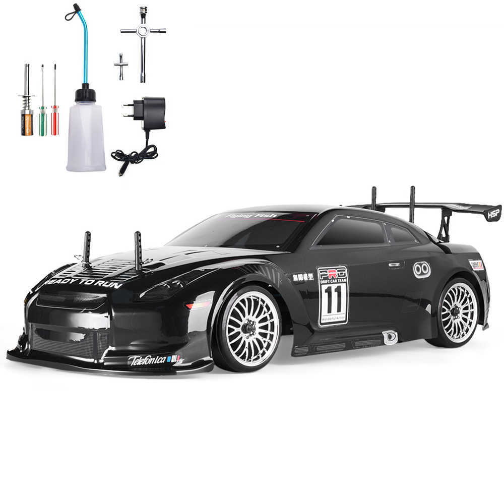 

HSP RC Car 4wd 1:10 On Road Racing Two Speed Drift Vehicle Toys 4x4 Nitro Gas Power High Speed Hobby Remote Control Car 210706