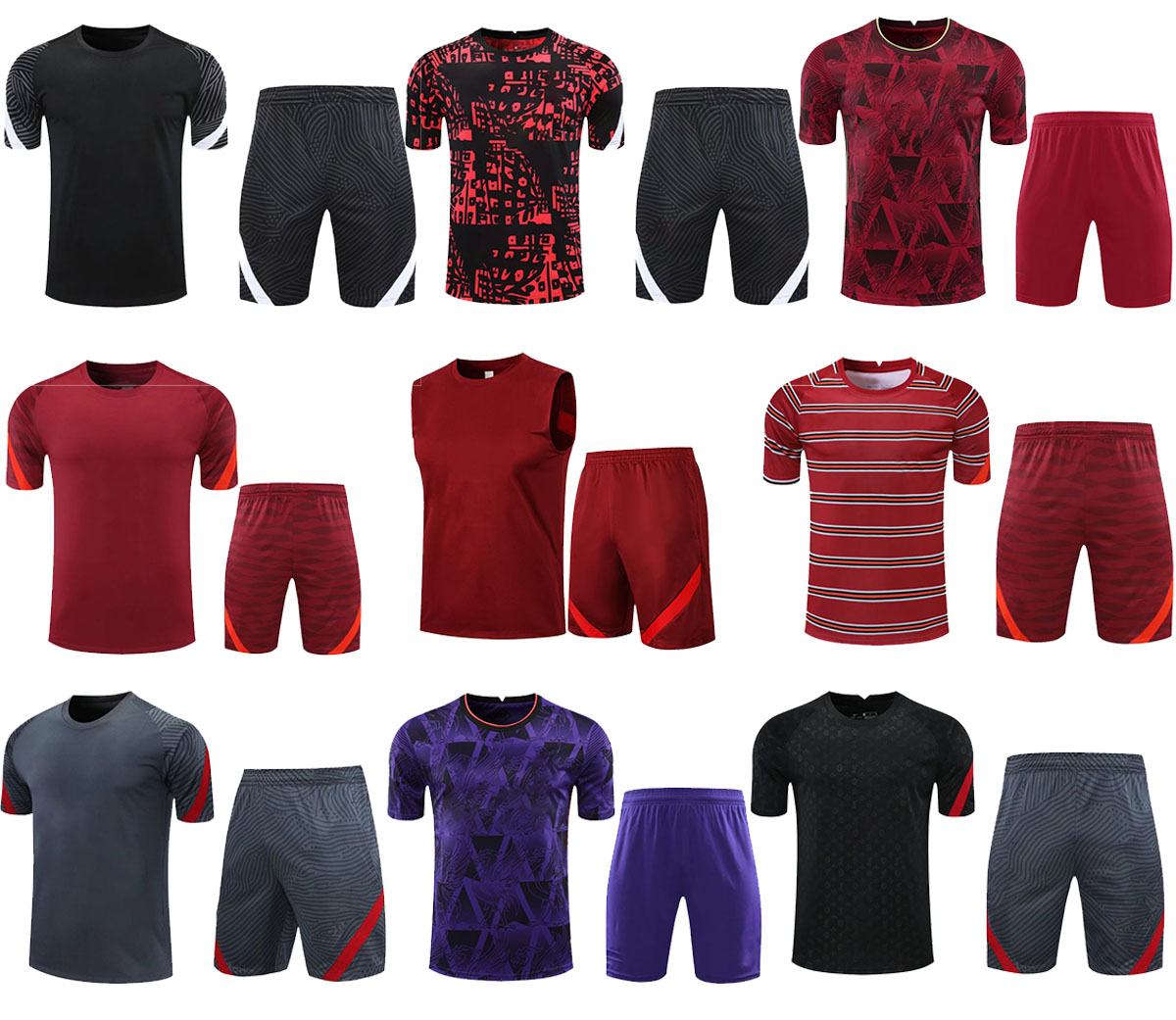 

SALAH Mohamed FIRMINO LVP VIRGIL Soccer Jerseys football shirt 20 21 MANE KEITA MILNER 2021 2022 Men Training clothes, Black