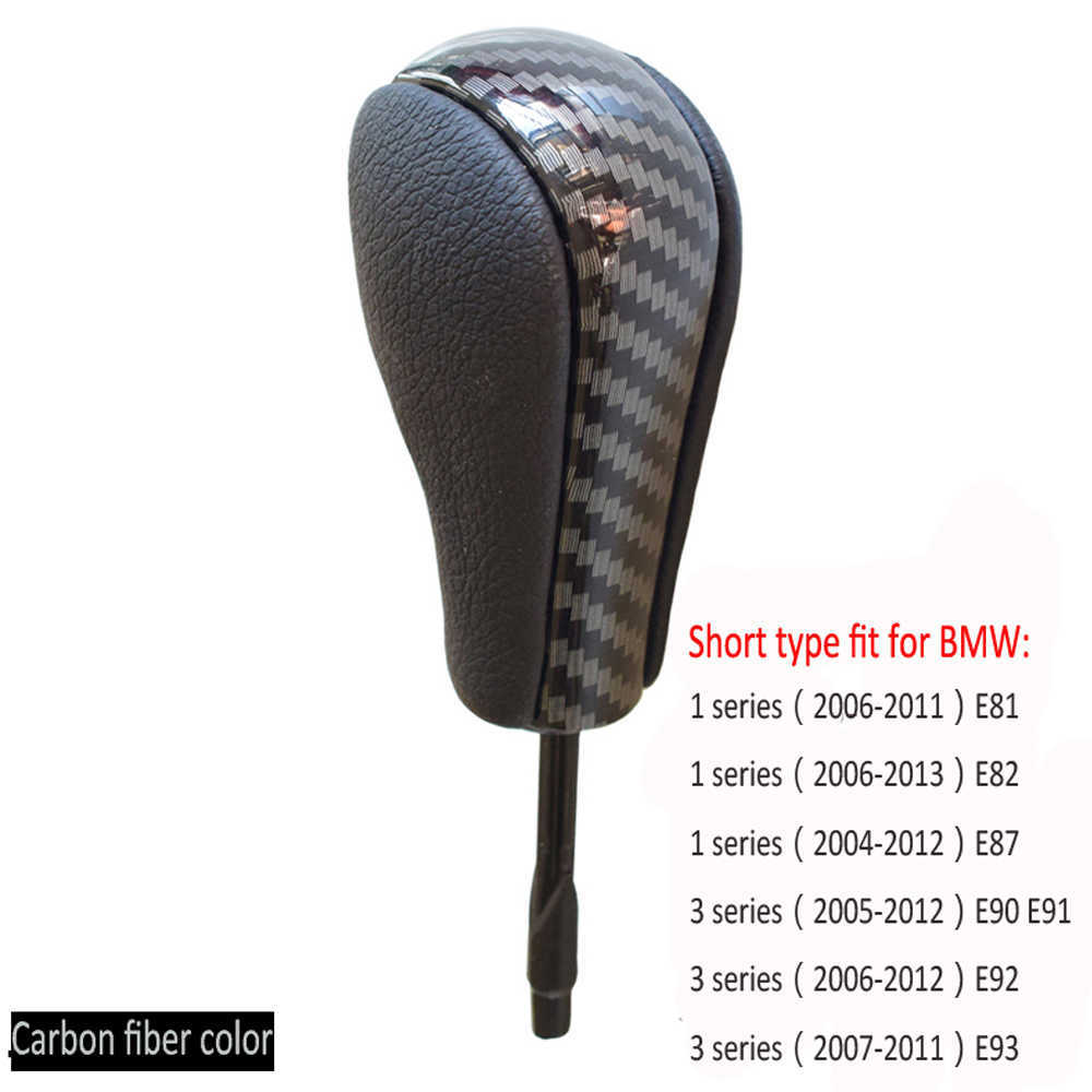 

Car Auto styling Automatic vehicles Gear Shift Knob Stick Fit For BMW E46 E60 E39 E83 E53 E61 3 5 7 X Series Black/Silver/Carbon