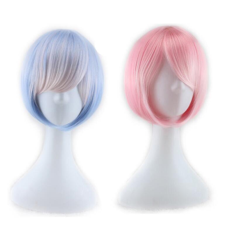

Party Masks REM Cosplay Wig Or RAM Wigs Re:Zero Starting Life In Another World Costume Play Halloween Costumes