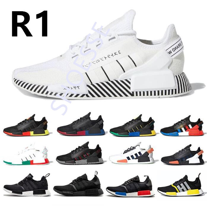 

Dazzle Camo Nmd R1 V2 Mens Running Shoes Core Black White Mexico City Oreo Og Classic Aqua Tones Men Women Japan Sports Sneakers, Customize