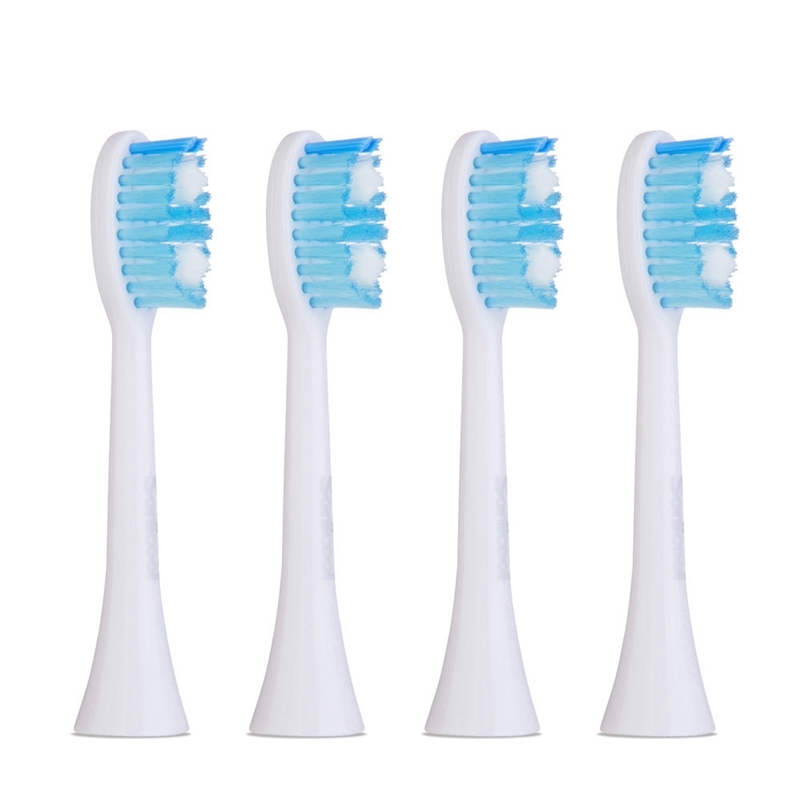 

Replacement Brush Heads for Sonicool 051B/071B/lachenT5/T7/T8/H9 Electric Toothbrush Heads 4 pieces/set Clean Mix Brush Heads 220114