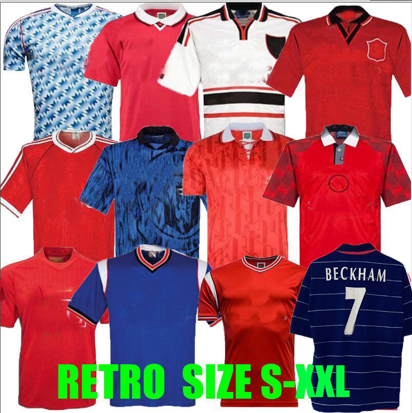 

Man 07 08 90 92 98 99 United Retro final match Manchester soccer Jerseys utd 1994 1998 1999 United Solskjaer RONALDO BECKHAM CANTONA KEANE SCHOLES butt GIGGS SHIRTS, 90 92 away