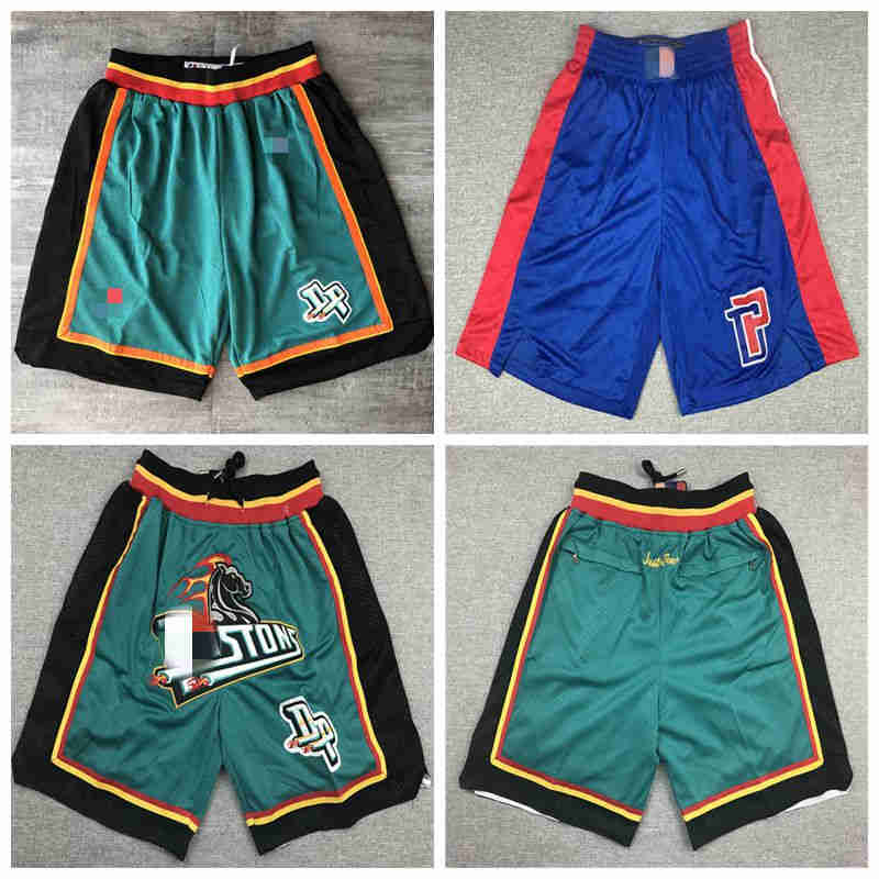 

Detroit's Pistons's Mens stitched Just Don Basketball Shorts Detroit33 Grant Hill Isiah Thomas 11 Dennis Rodman 10 Cade Cunningham 2 Mitchell&Ness 2021/22, As photo