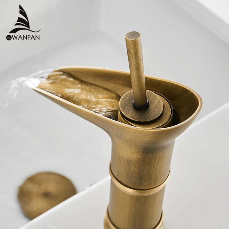 

Bathroom Sink Faucets Basin Waterfall Faucet Mixers Taps Water Tap Rainfall Mixer Torneira Do Anheiro 6088