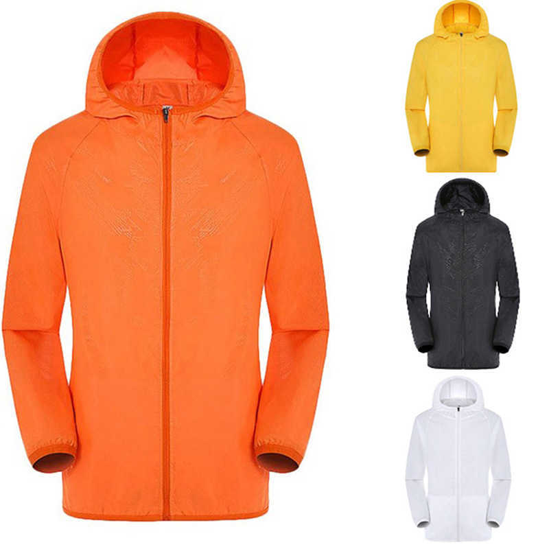 

Coat Men's Women's Casual Sun Protection Clothing Jackets Windproof Ultra-Light Rainproof Windbreaker X0710, Black;brown