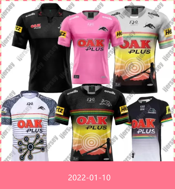 

2022 Penrith Panthers Indigenous Jerseys Home Jersey National League rugby Australia NRL shirts Size S-3XL, 2021 pink