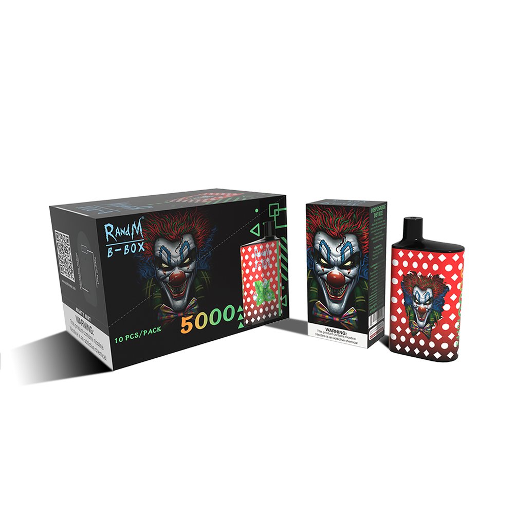 

RandM Electronic Cigarettes Atomizer 5000Puffs ecigarette Disposable rechargeable vapes 10ml Pod 16 Colors