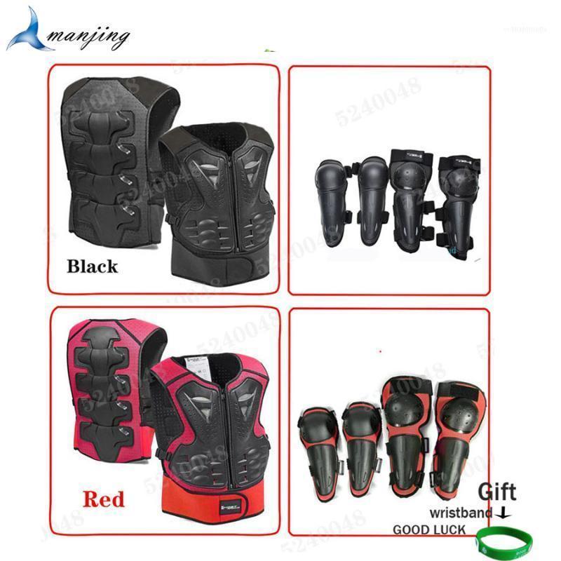 

Motorcycle Armor Full Body Protect Vest Cycling Motocross Blance Bike Armour Suits Boys Girls Knee Elbow Guard1