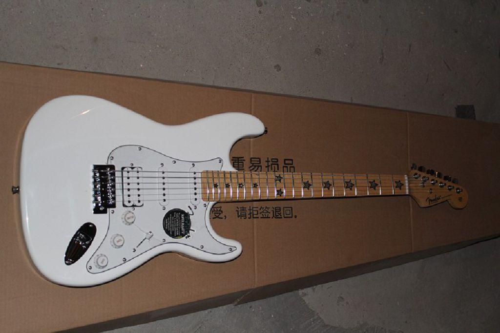 

2014Wholesale ST electric guitar fretboard pentagram stratocaster guitar