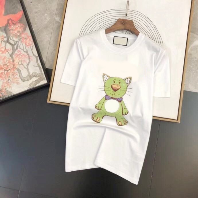 

2021 designers t shirts mens Summer shirt Fashion Tide tshirt Letter Print Casual Men Shorts Clothing Women short Crew Neck tShirts, Nothing