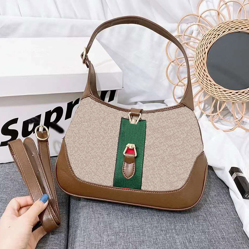 

Luxurys Designers Hobo Tote Bag Fashion Women Crossbody Handbag Leather Handbags Woman Purse Wallet Shoulder Bags Brand Printed 1961 Series
