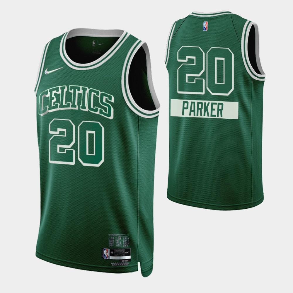 

2021/22 Custom Mens women youth Boston''Celtics''Al Horford Marcus Smart Jaylen Brown Jayson Tatum City 75th Anniversary Green basketball Jersey