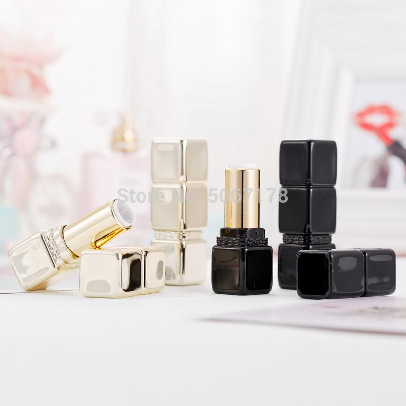 

10/30/50pcs Lipstick Tube Lip Containers Empty Cosmetic Golden/Black Refillable Portable Travel Bottle Storage Bottles & Jars