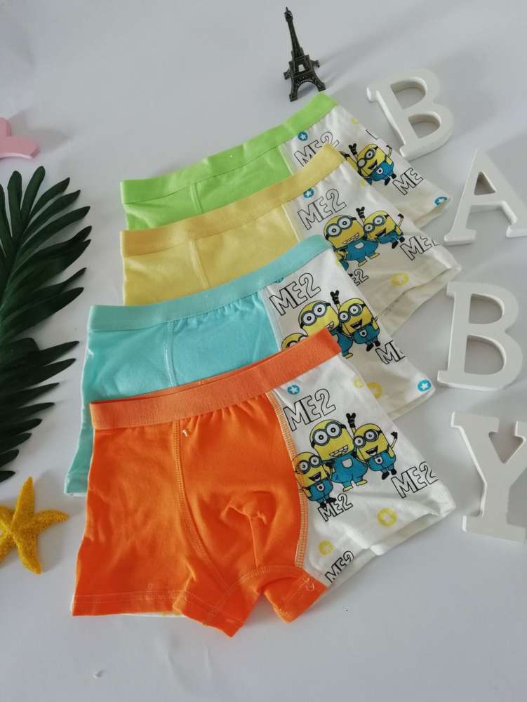 

Boys' cotton boxers cartoon underwear children's combed flat, Camo