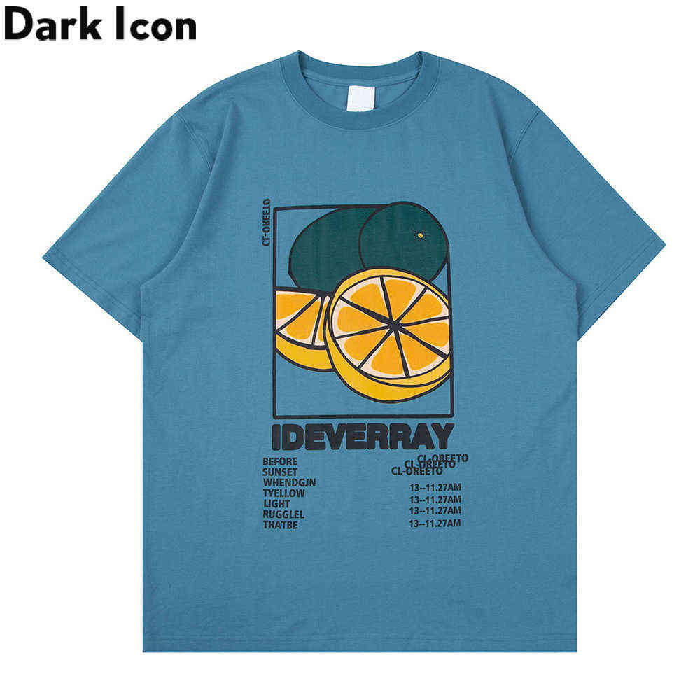 

Streetwear Men's T-shirt Short Sleeve Summer Oversized Cotton Men's Tshirts Male Top 210603, Blue