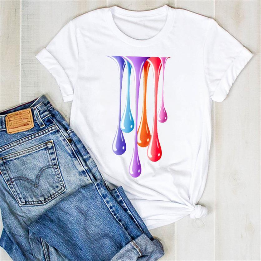 

fingernail 3d printed print womens t shirts cute summer tee clothes graphic, White