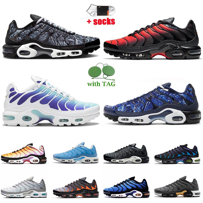 

2022 New Arrival Mens Womens Plus Tn Midnight Navy Running Shoes Tns Black White Cushion Top Fashion Red Gradient Bleached Aqua Se Tuned Sneakers Sports 36-46, A76 black volt 40-46