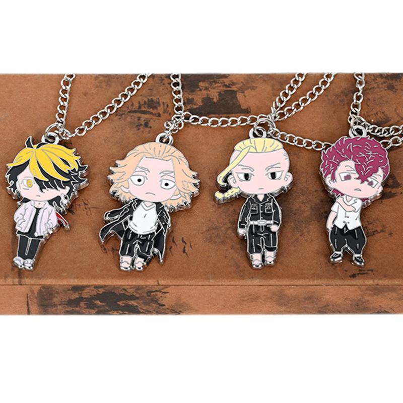 

Pendant Necklaces Tokyo Revengers Izana Kurokawa Necklace Anime Cosplay Props Hanafuda Women's Fashion Jewelry Accessories, Silver