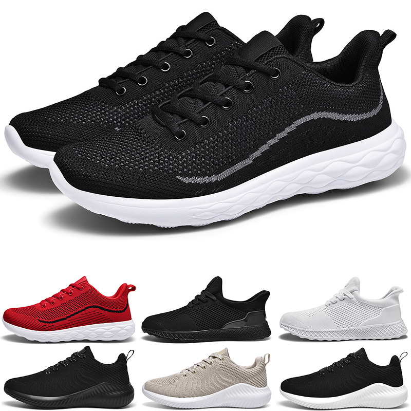 

men chaussure running shoes black white mesh sneakers breathable outdoor fashion soft jogging walking tennis shoe, Color 9