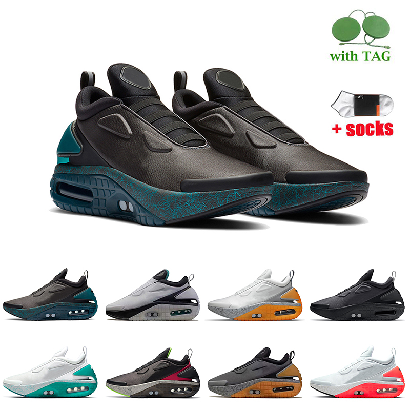 

Top Fashion Adapt auto max air Running Shoes Infrared Jetstream Motherboard Fireberry Anthracite NIK Triple Black White Off Mens Trainers Women Jogging Sneakers, C14 black white 36-45
