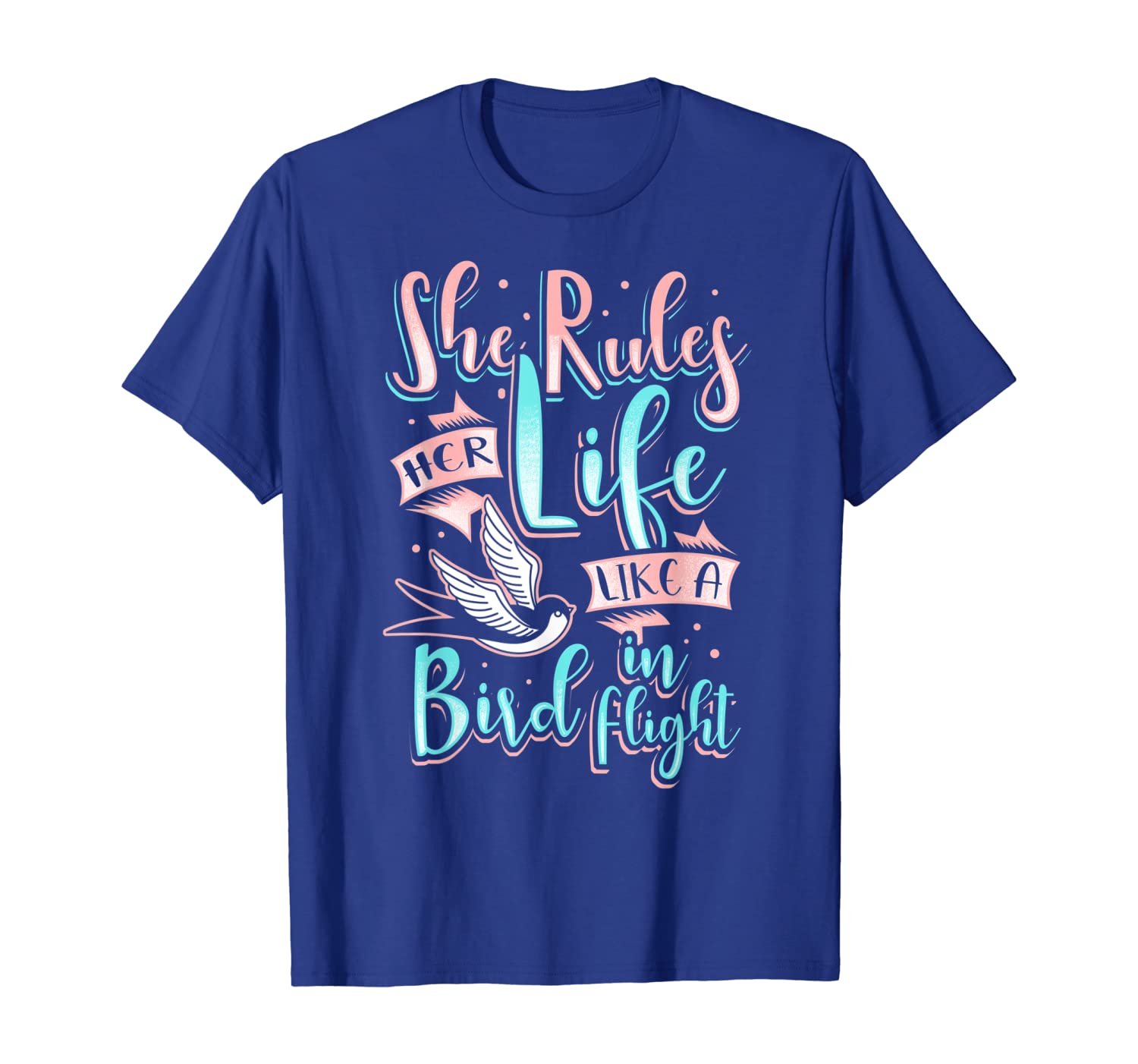 

she rules her life like a flying bird in flight, White;black