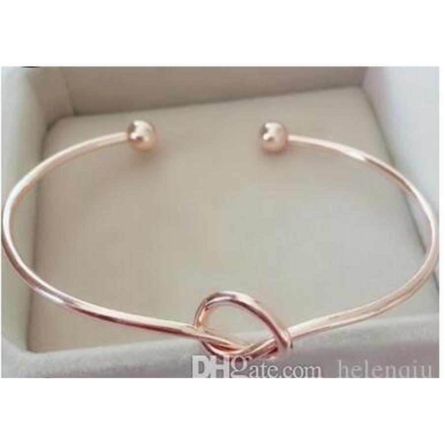 

bangle europe and united states metal gold ,sliver,rose color jewelry simple wind bracelet personalized knot gifts tie 1 shdn4 2p6e abqy, Black