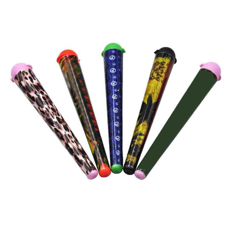 

Acrylic Doob Tubes 120MM Plastic Storage Container Jar no bag Joint Blunt Paper Cones Holder Airtight Waterproof Pill Box