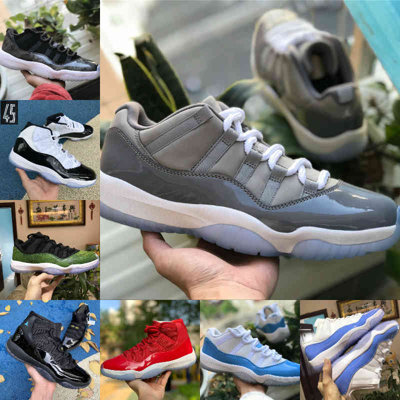 

2021 Jubilee Pantone Bred High 11 11s Basketball Shoes Legend Blue 25th Anniversary Space Jam Gamma Blue Easter COOL GREY Low Columbia White Red Sneakers, M3028